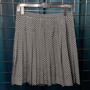 Polyester Diamond Printed Midi Skirt